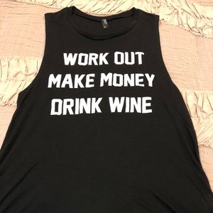 Private Party Work Out Tank *New Size Med